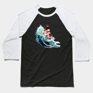 Lighthouse Sea World Ocean Beauty Discovery Baseball T-Shirt